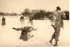 bataille de boules de neige