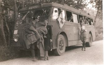 Juillet 1940, en car entre Montcuq et Mende