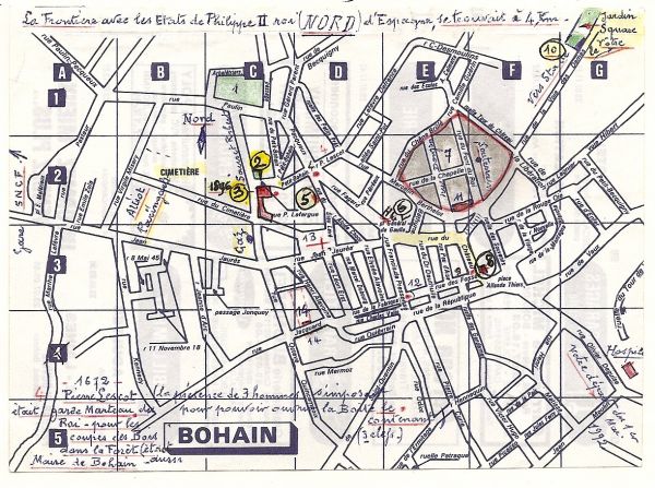 Plan et points de repères