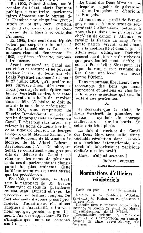 article de Robert Boucart, 1936, p.3