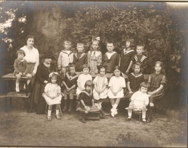 Angèle et ses petits enfants